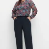 High-Waist-Hose mit Bügelfalten<sheego Clearance