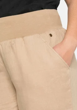 Hose im Curvy-Schnitt ELLA aus Leinen-Viskose-Mix<sheego Outlet