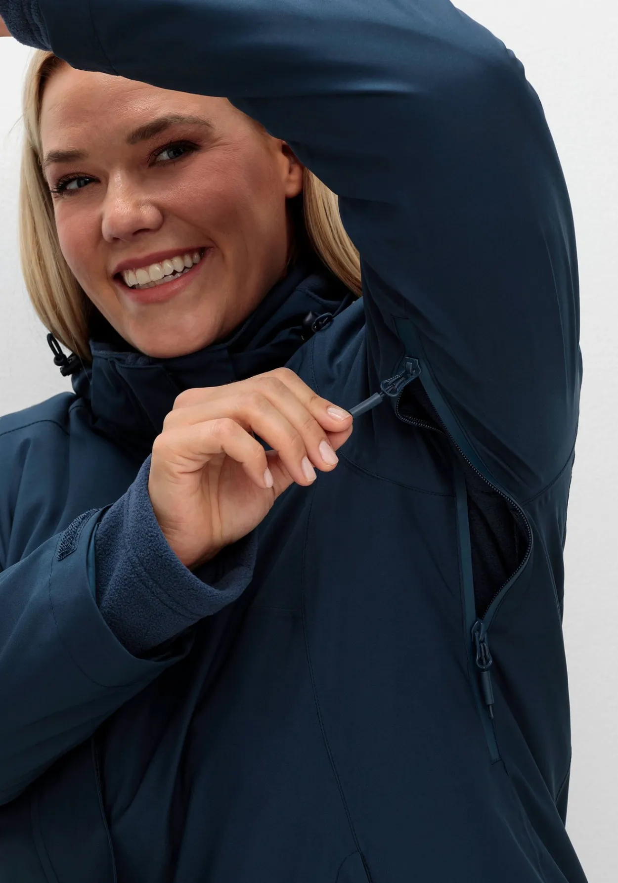 3-in-1-Winterjacke mit Fleece-Innenjacke<sheego Discount