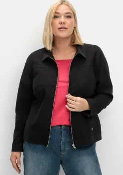 Jacke aus Bengalin, in kurzer, taillierter Form<sheego Discount