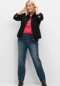 Jacke aus Bengalin, in kurzer, taillierter Form<sheego Discount