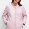 Jacke mit Stehkragen, aus Lederimitat<sheego Clearance