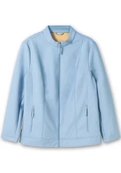 Jacke mit Stehkragen, aus Lederimitat<sheego Best