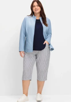 Jacke mit Stehkragen, aus Lederimitat<sheego Best