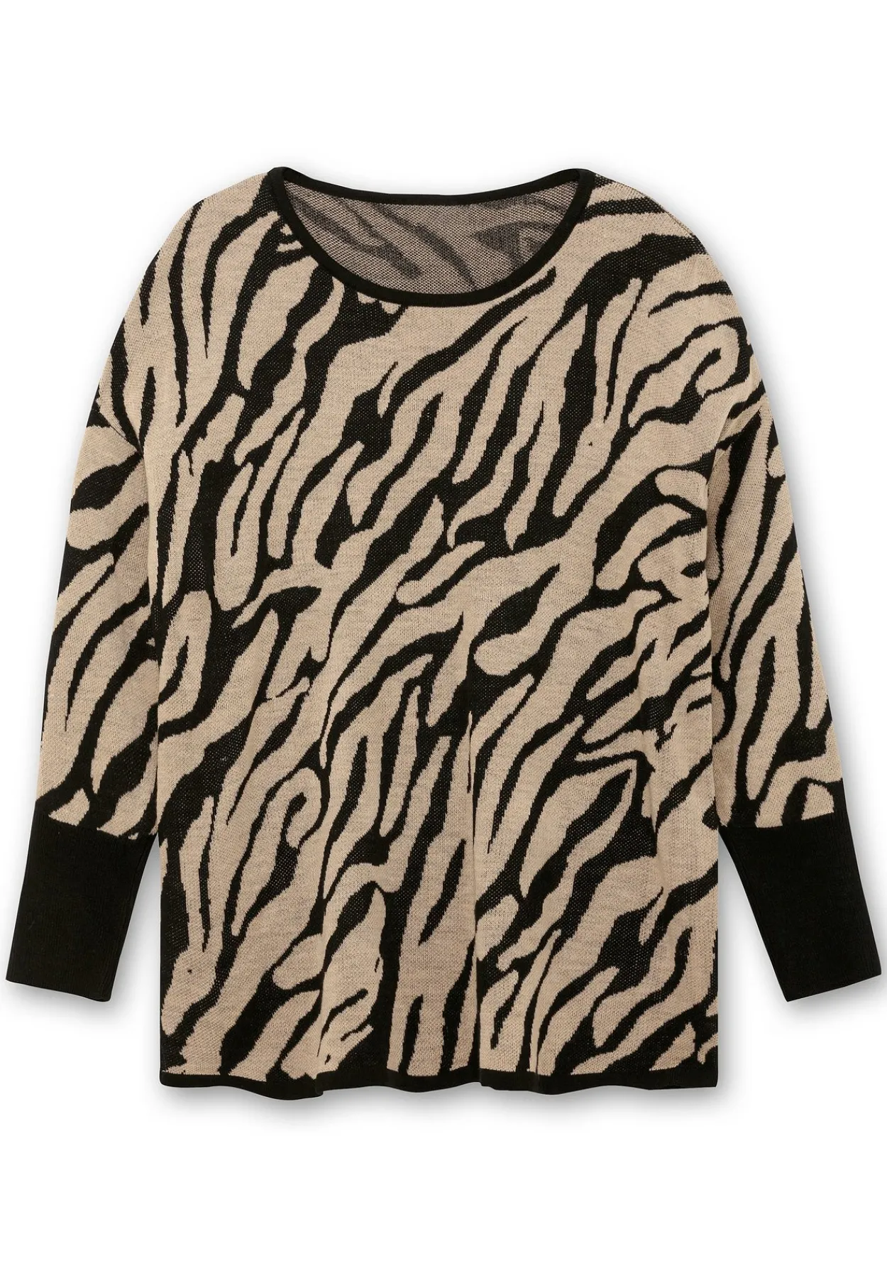 Jacquard-Pullover mit Animalmuster<sheego Best
