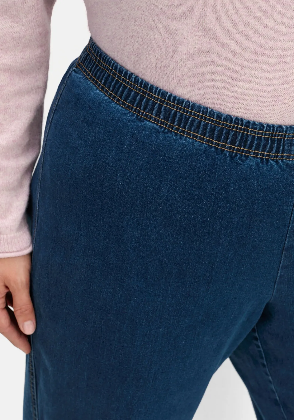 Jeans in Karottenform, mit Stretchbund<sheego Sale