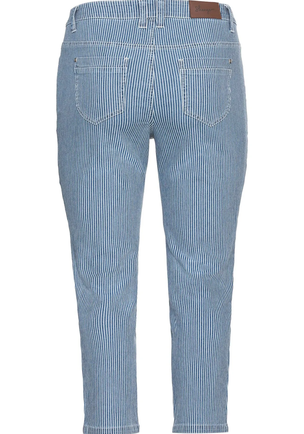 7/8-Jeans mit Allover-Streifen, in 5-Pocket-Form<sheego New