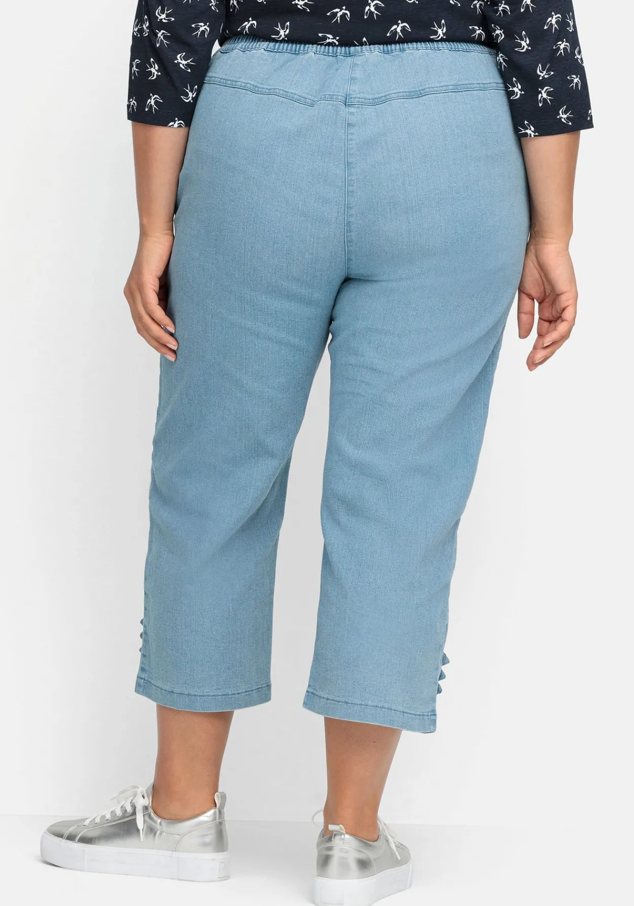 7/8-Jeans mit Zierknöpfen am Saum<sheego Sale