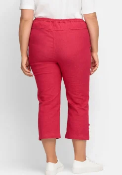 7/8-Jeans mit Zierknöpfen am Saum<sheego Clearance