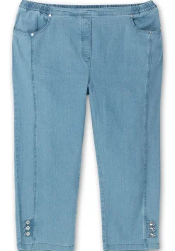 7/8-Jeans mit Zierknöpfen am Saum<sheego Sale