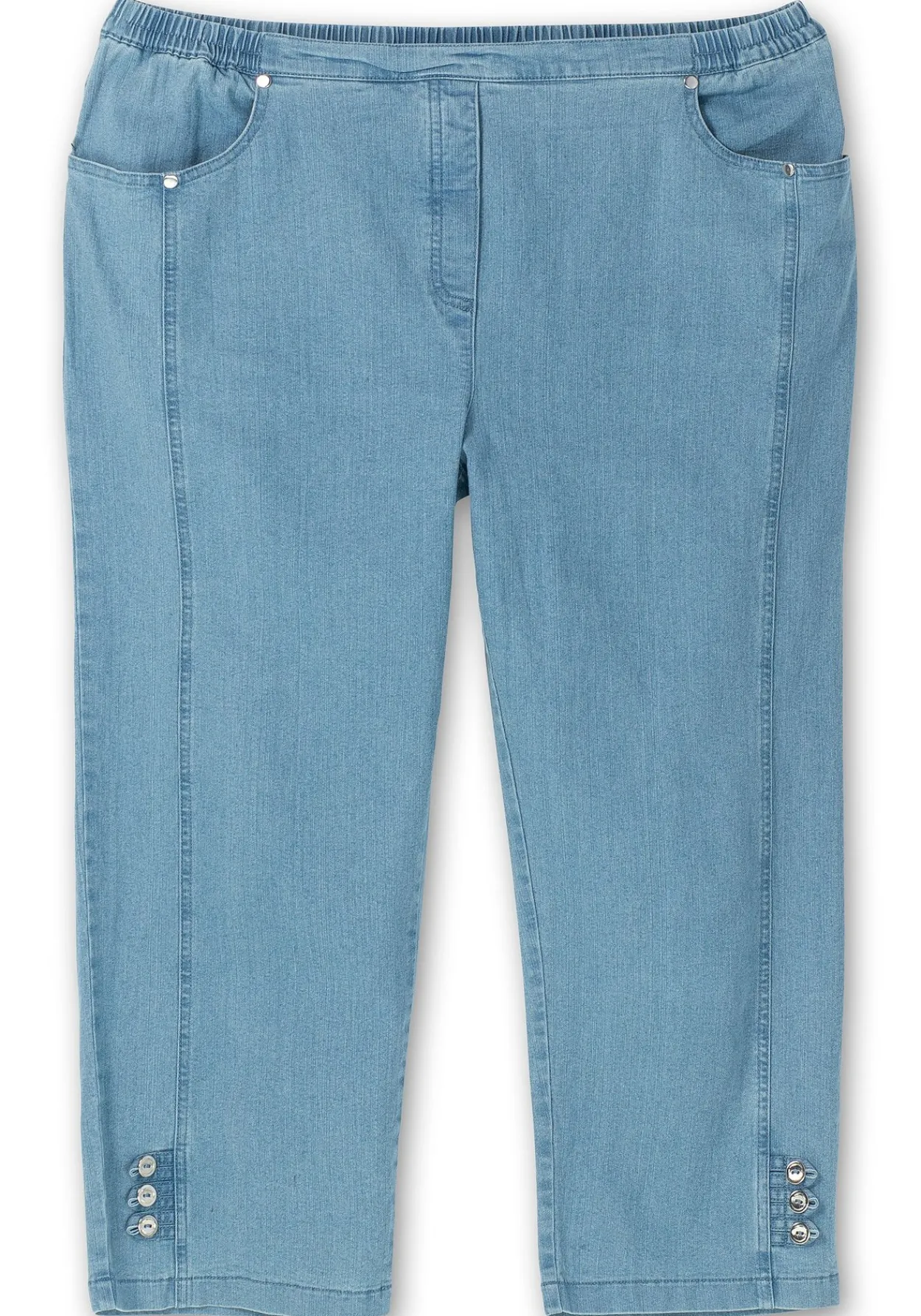 7/8-Jeans mit Zierknöpfen am Saum<sheego Sale