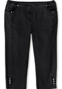 7/8-Jeans mit Zierknöpfen am Saum<sheego Discount