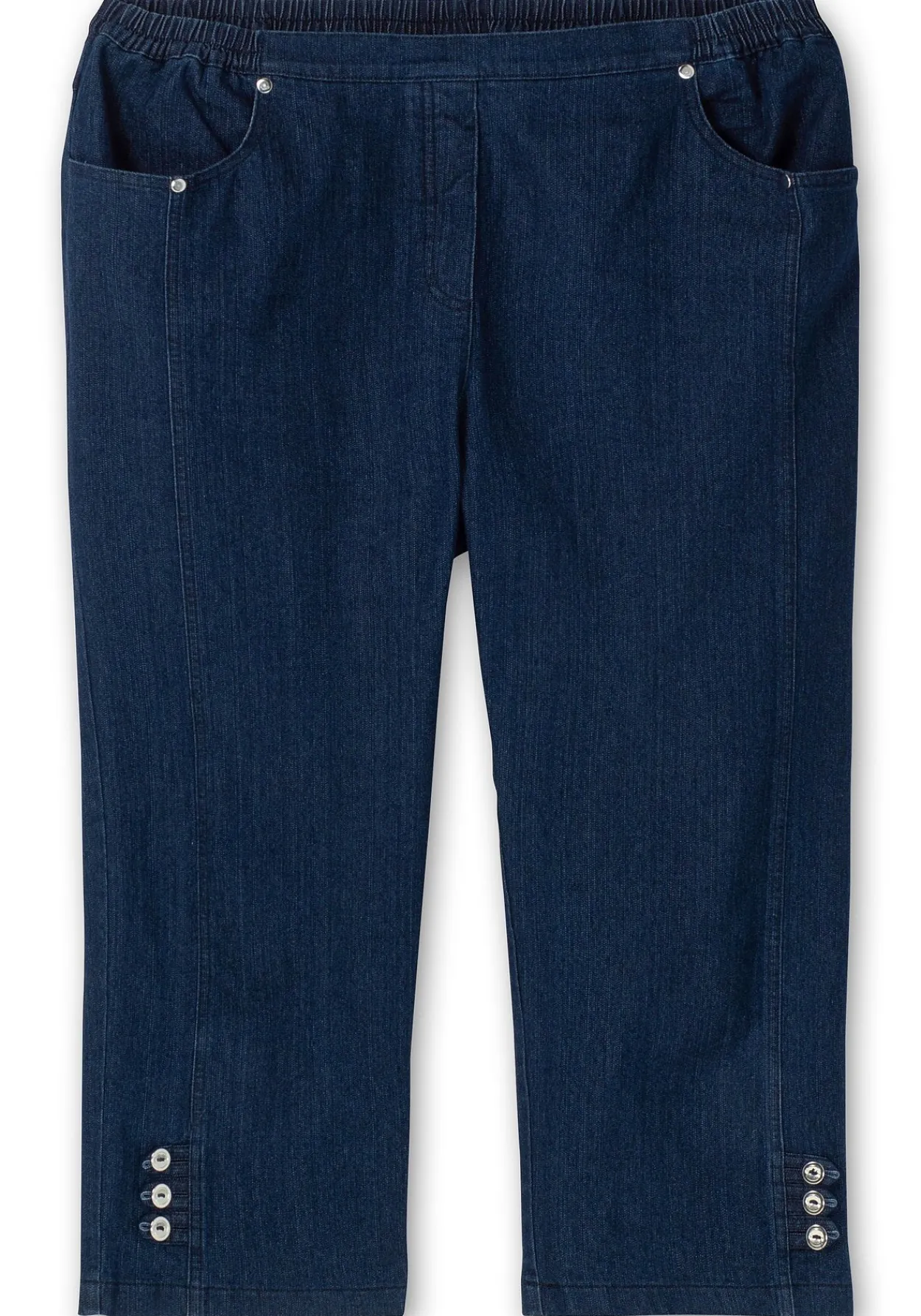 7/8-Jeans mit Zierknöpfen am Saum<sheego Fashion