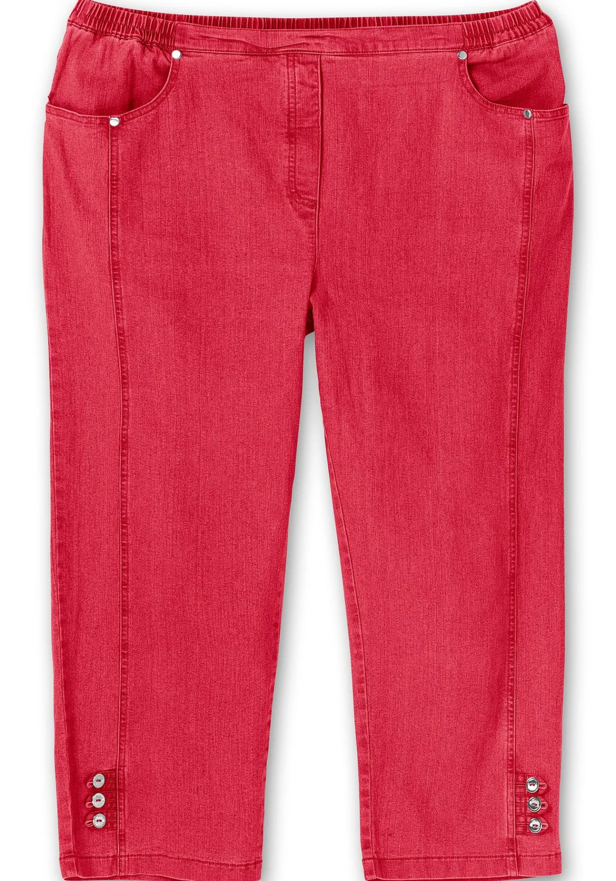 7/8-Jeans mit Zierknöpfen am Saum<sheego Clearance