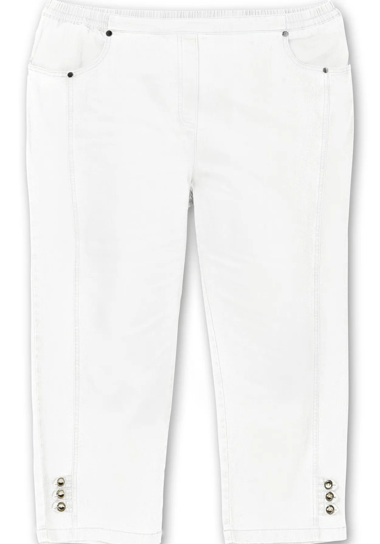 7/8-Jeans mit Zierknöpfen am Saum<sheego Discount