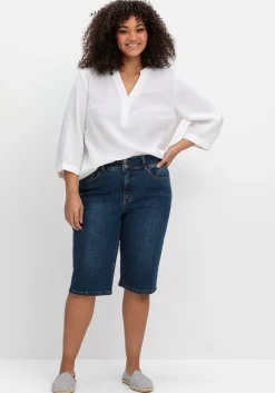 Jeans-Bermudas im Curvy-Schnitt MANUELA<sheego Online