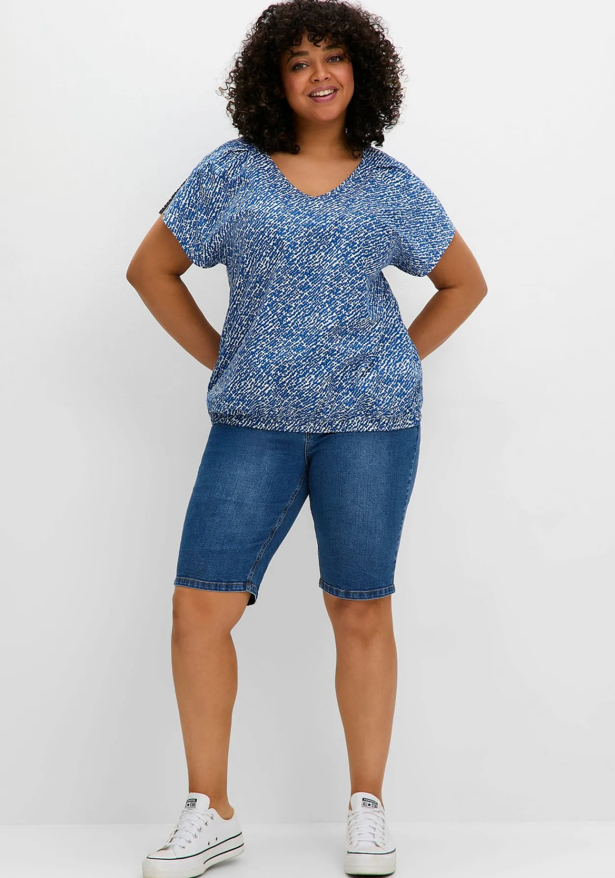 Jeansbermudas im Curvy-Schnitt SUSANNE<sheego Fashion