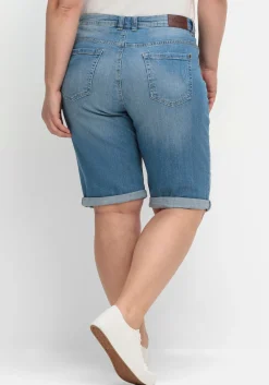 Jeansbermudas im Used-Look<sheego Sale