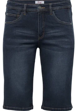 Jeansbermudas mit vorverlegter Seitennaht<sheego Outlet