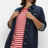 Jeansjacke in taillierter Form, mit Brusttaschen<sheego Clearance