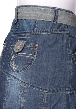 Jeansrock mit Falten<sheego by Joe Browns New