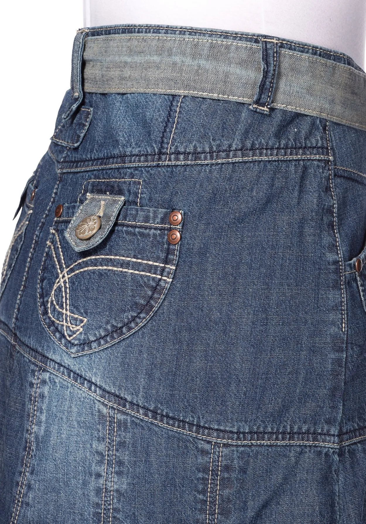 Jeansrock mit Falten<sheego by Joe Browns New