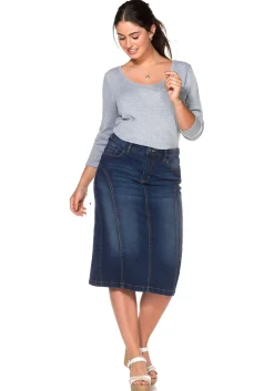 Jeansrock mit Teilungsnähten<sheego New