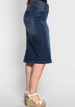 Jeansrock mit Teilungsnähten<sheego New