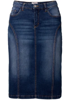 Jeansrock mit Teilungsnähten<sheego New