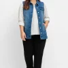 Jeansweste in leicht taillierter Form<sheego New