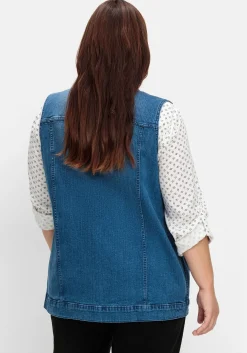 Jeansweste in leicht taillierter Form<sheego New