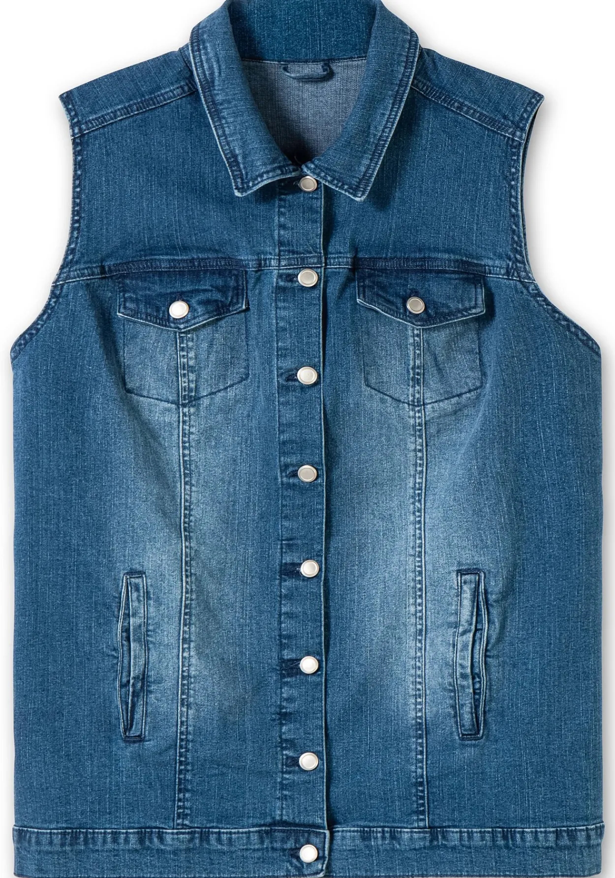 Jeansweste in leicht taillierter Form<sheego New
