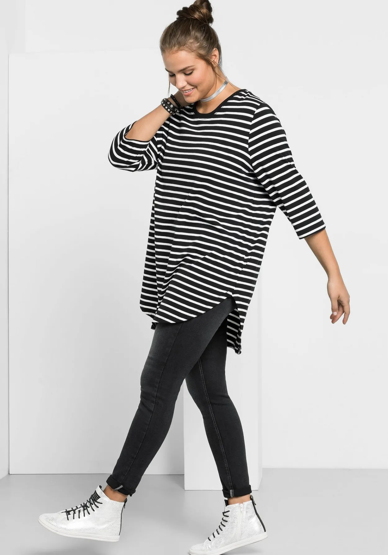 Jeggings in Power-Stretch-Qualität, mit Schlupfbund<sheego Outlet