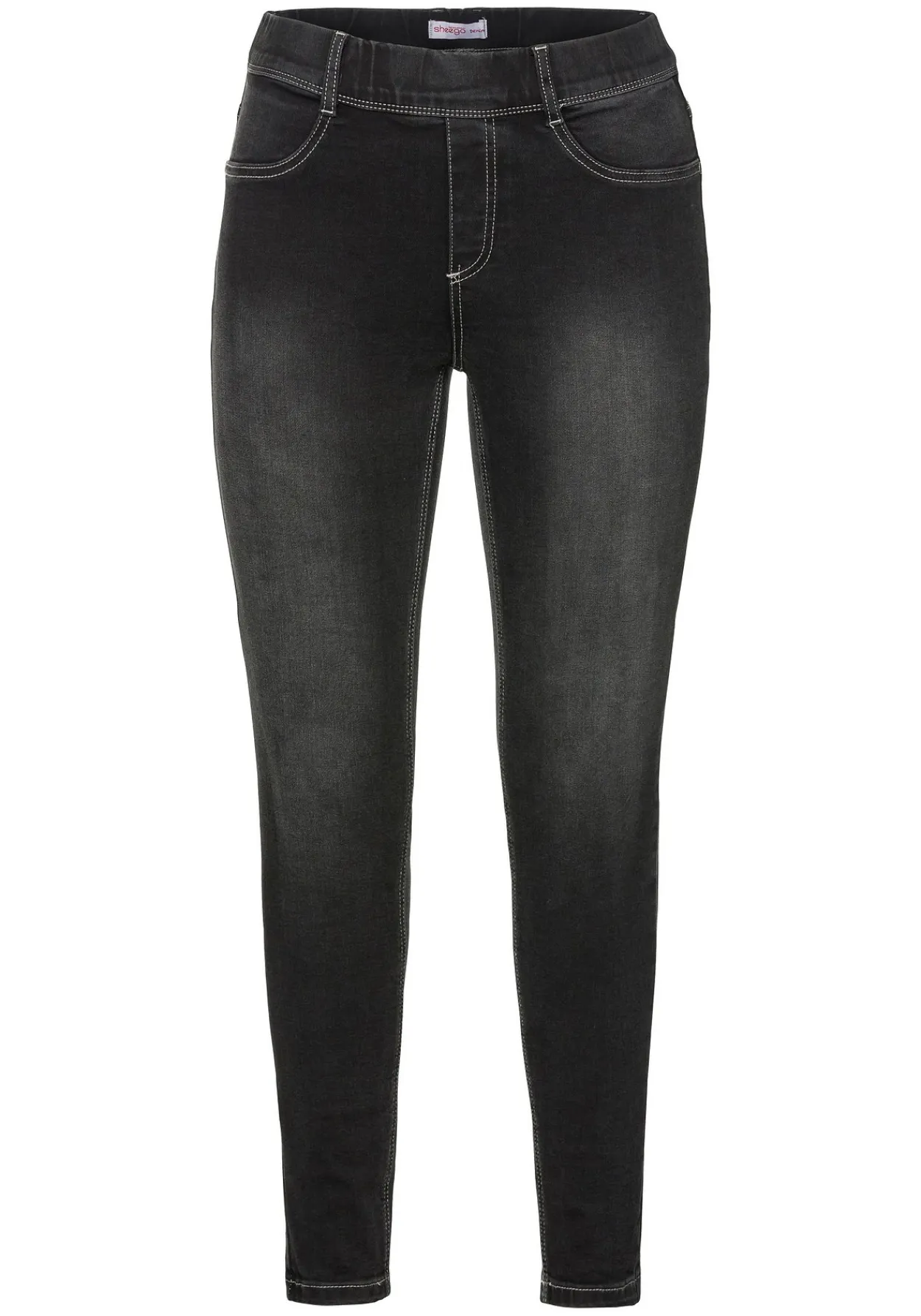 Jeggings in Power-Stretch-Qualität, mit Schlupfbund<sheego Outlet