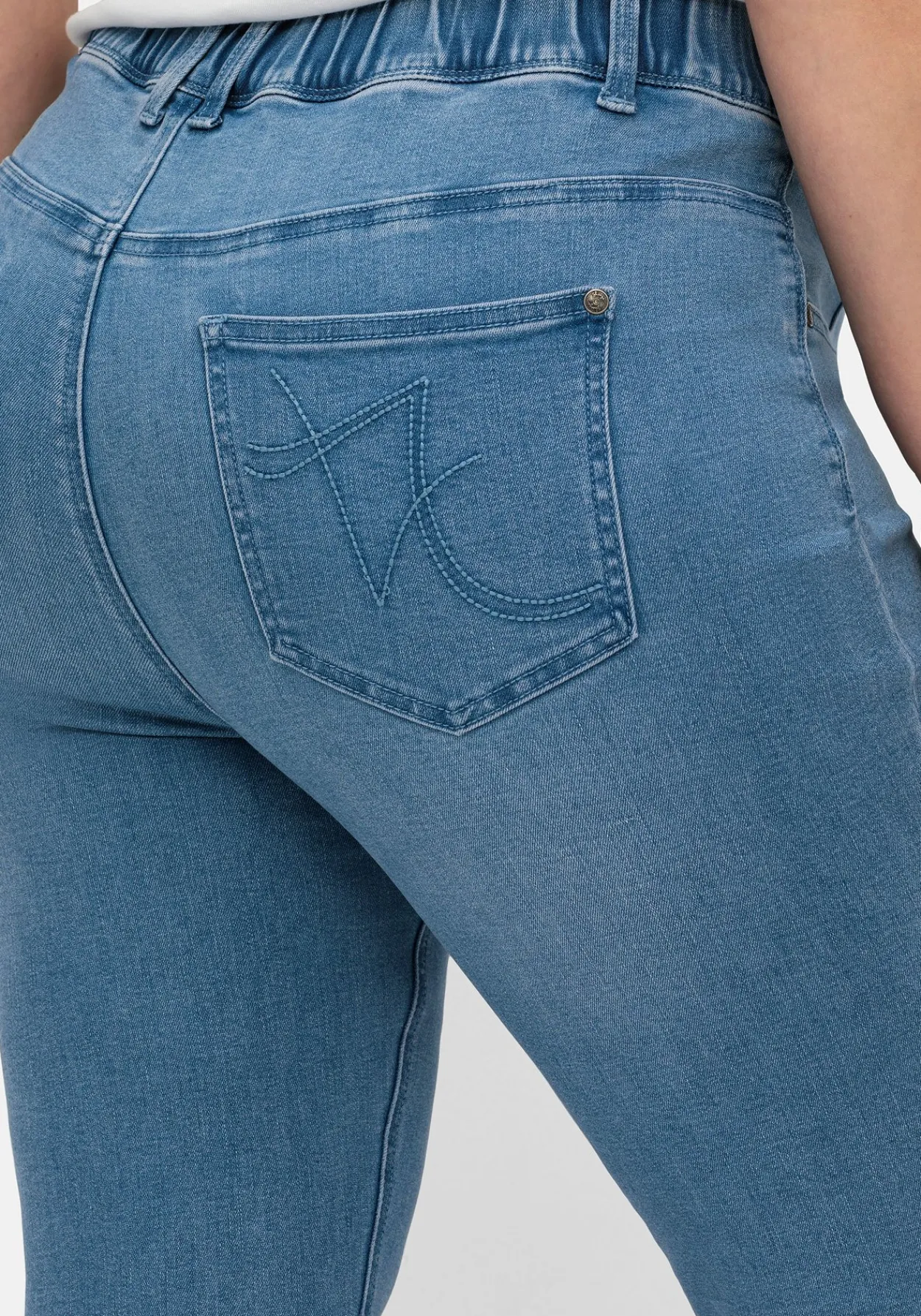 Jeggings in Power-Stretch-Qualität, mit Schlupfbund<sheego Clearance