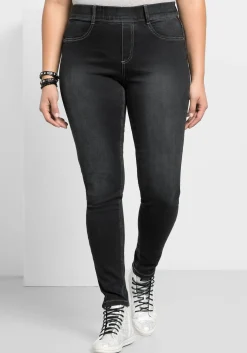 Jeggings in Power-Stretch-Qualität, mit Schlupfbund<sheego Outlet