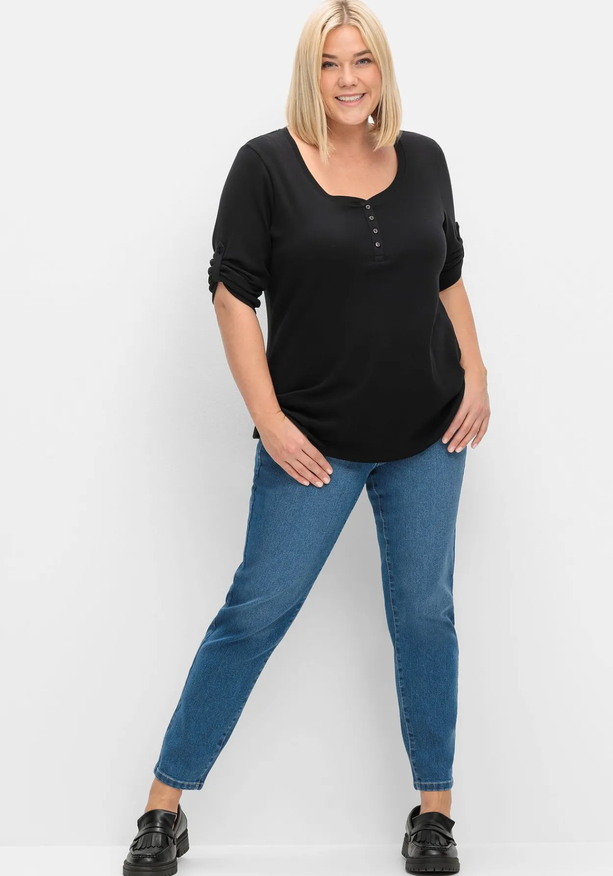 Jeggings mit breitem Gummibund<sheego Hot