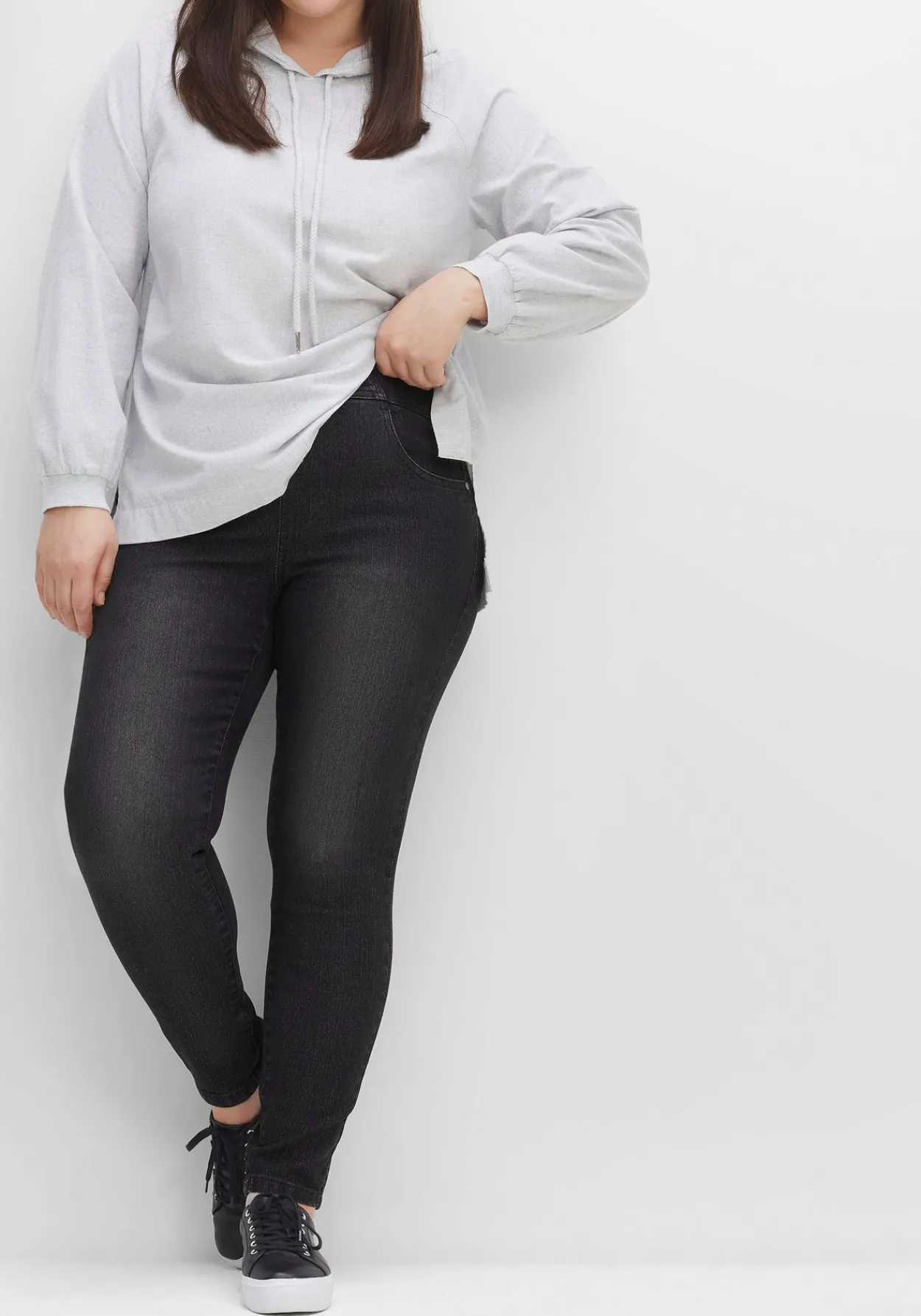 Jeggings mit breitem Gummibund<sheego Outlet