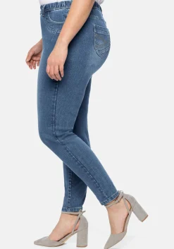 Jeggings mit Gummibund und Gürtelschlaufen<sheego New