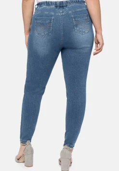 Jeggings mit Gummibund und Gürtelschlaufen<sheego New