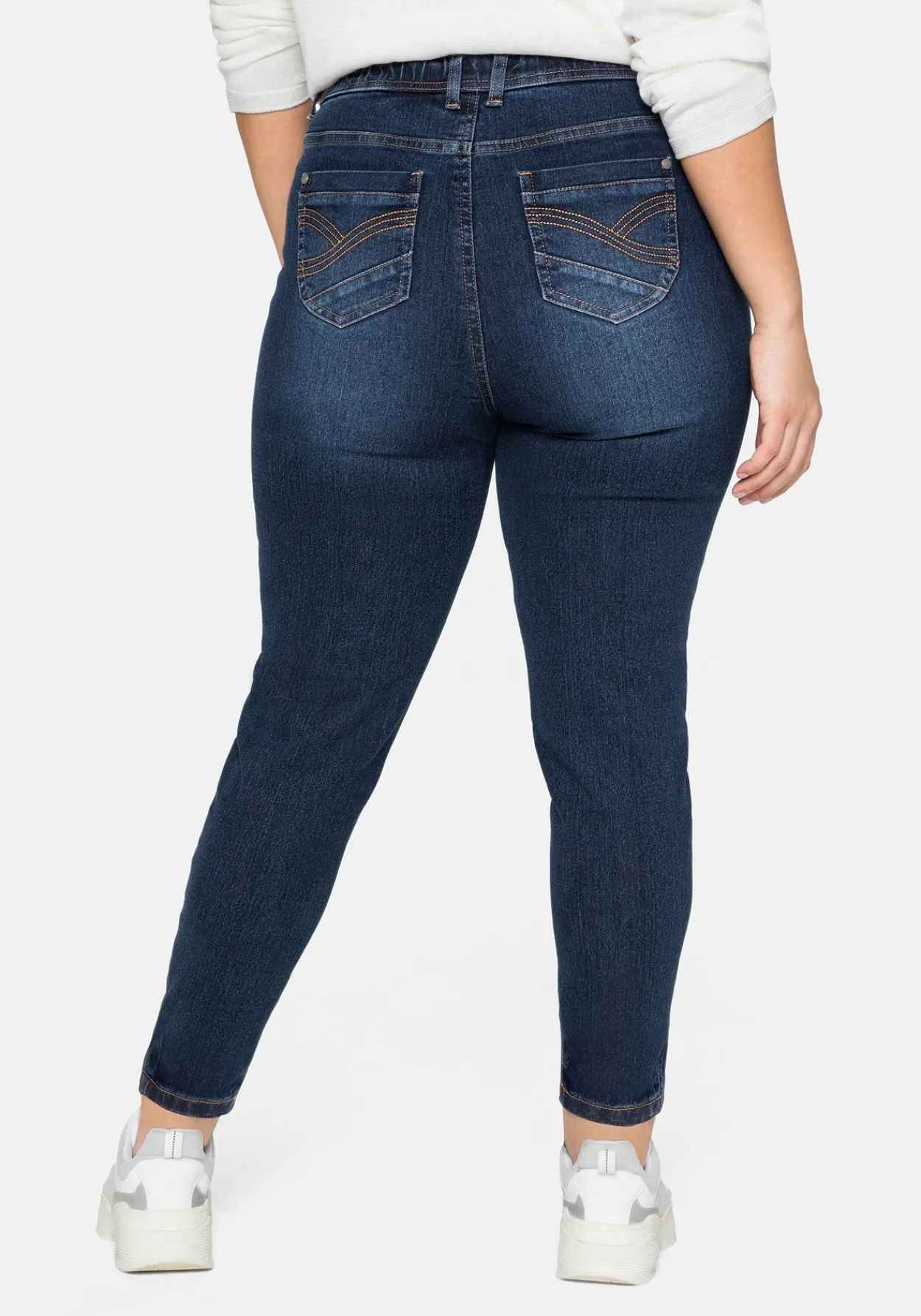 Jeggings mit Gummibund und Gürtelschlaufen<sheego Sale