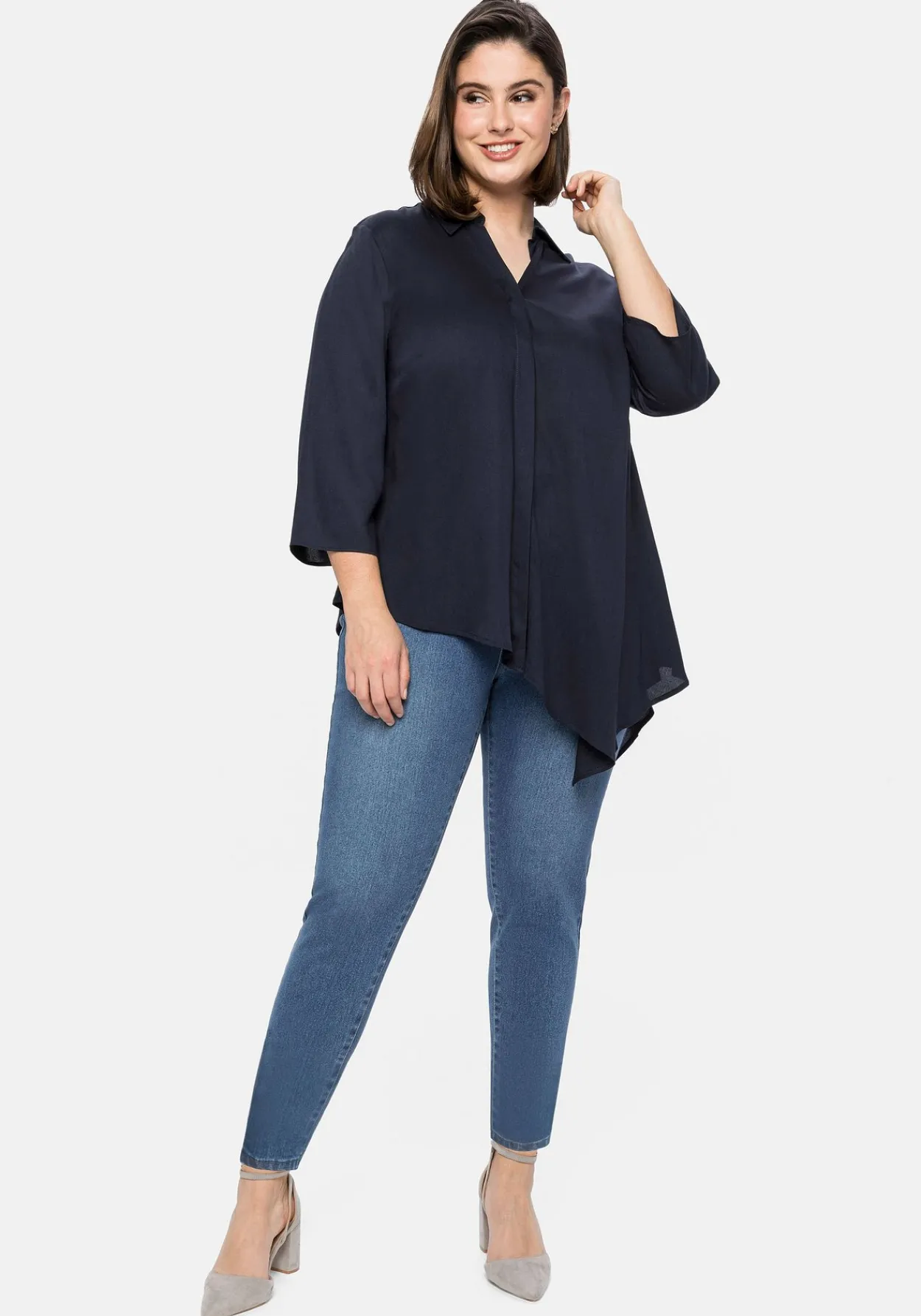 Jeggings mit Gummibund und Gürtelschlaufen<sheego New