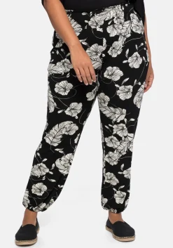 Jerseyhose im Joggpants-Stil, mit Alloverprint<sheego Best