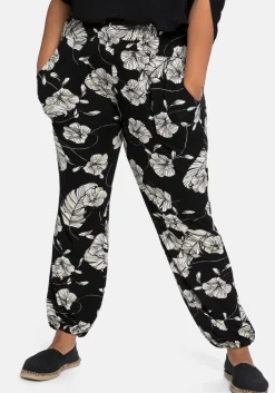 Jerseyhose im Joggpants-Stil, mit Alloverprint<sheego Best