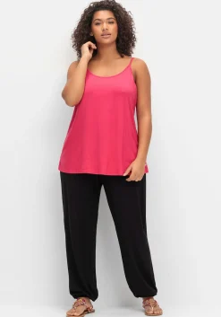 Jerseyhose mit Smokbund und Gummibündchen<sheego New