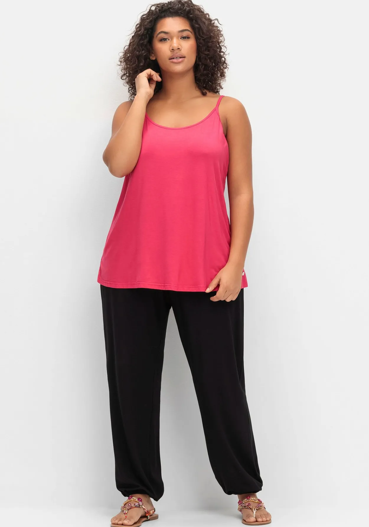 Jerseyhose mit Smokbund und Gummibündchen<sheego New