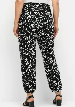 Jerseyhose mit Smokbund und Saumbündchen<sheego Sale