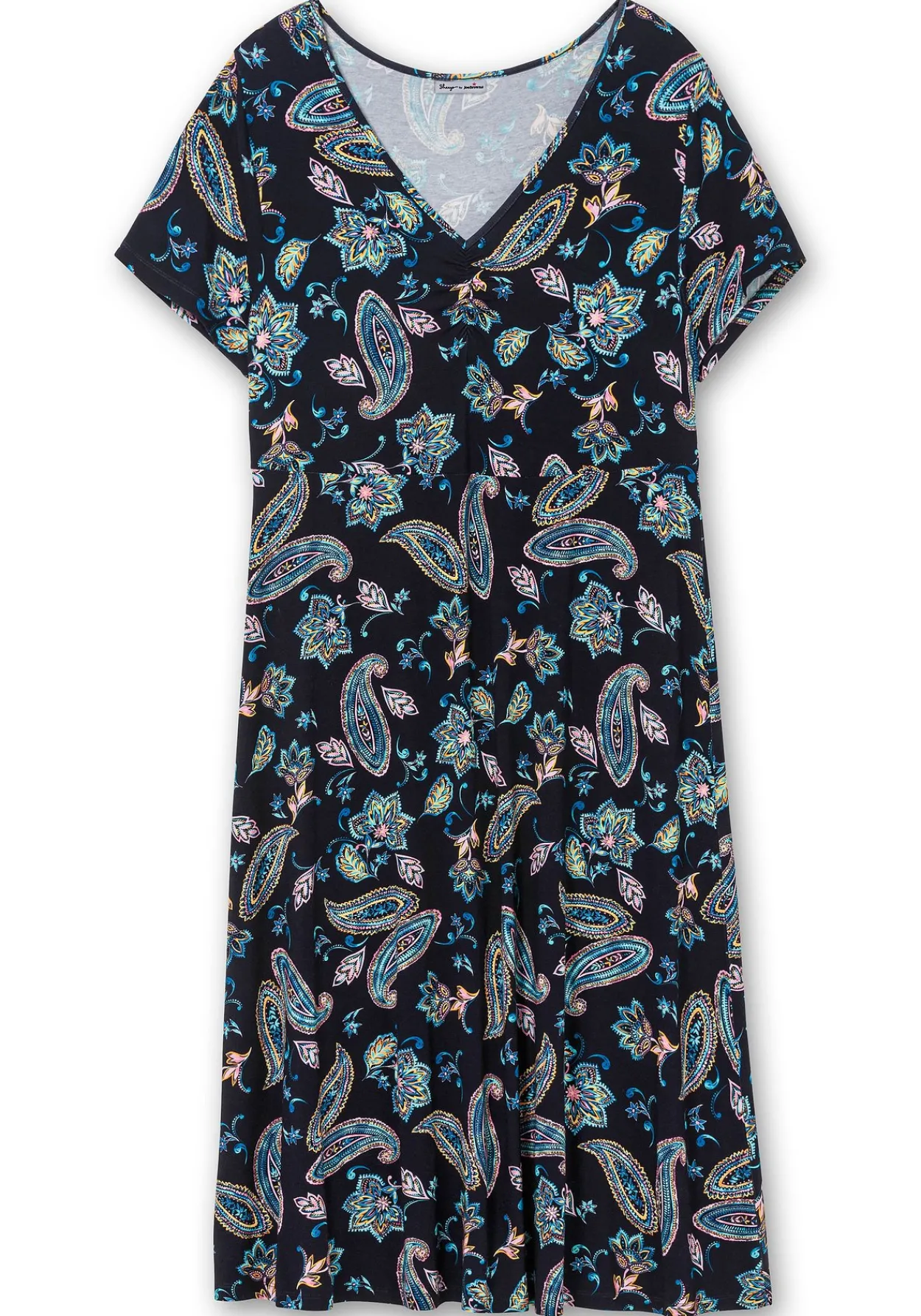 Jerseykleid in Midilänge, mit Blumendruck<sheego by Joe Browns Best