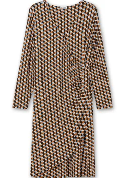 Jerseykleid in Wickeloptik, mit Grafikprint<sheego by Joe Browns Online