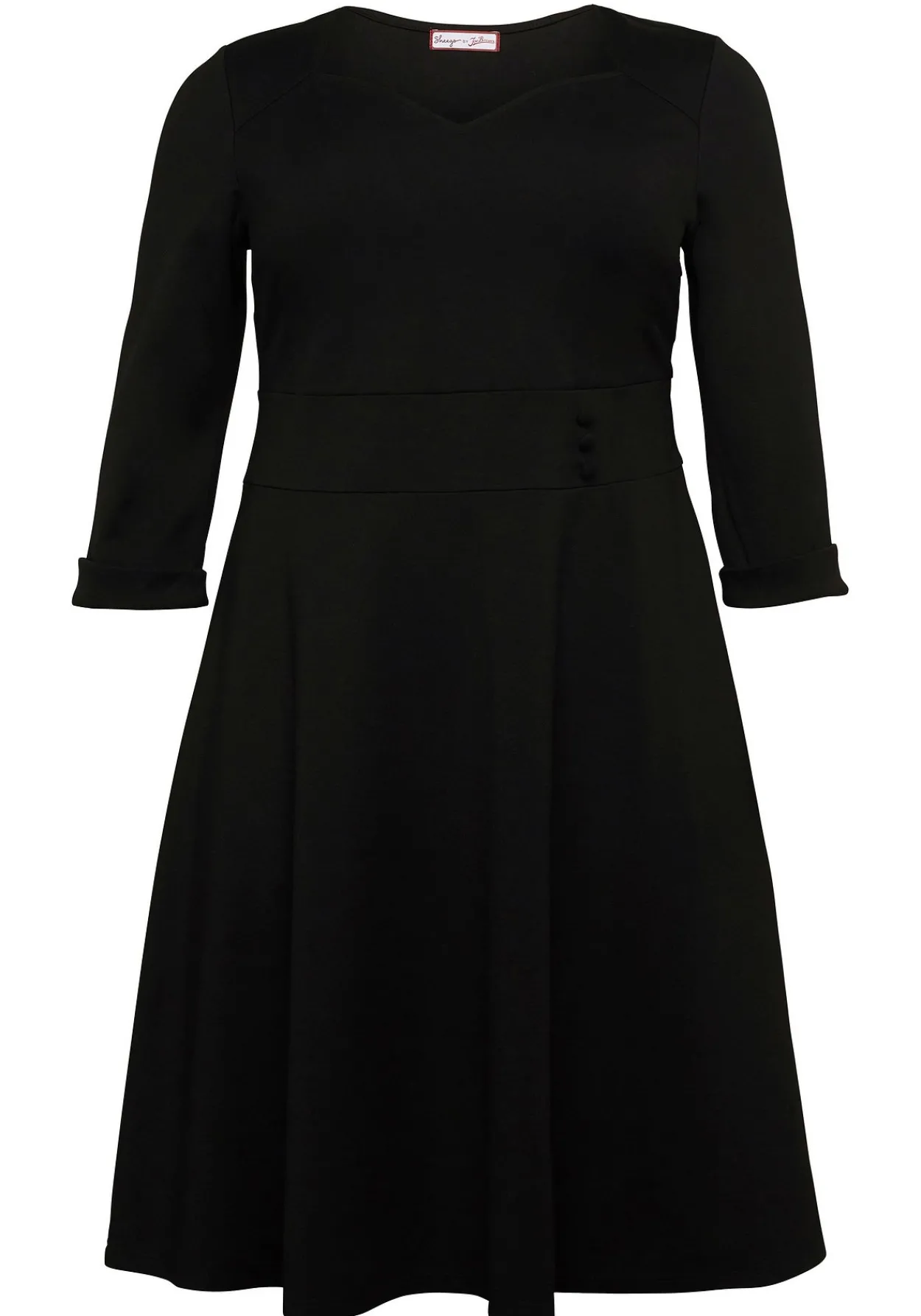 Jerseykleid mit Herzausschnitt und Taillenband<sheego by Joe Browns New